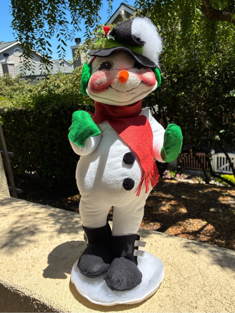Vintage Annalee Mobilitee Frosty Snowman Plush